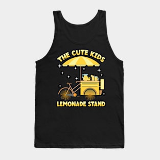 Cute Kids Lemonade Stand Lemon Juice Tank Top